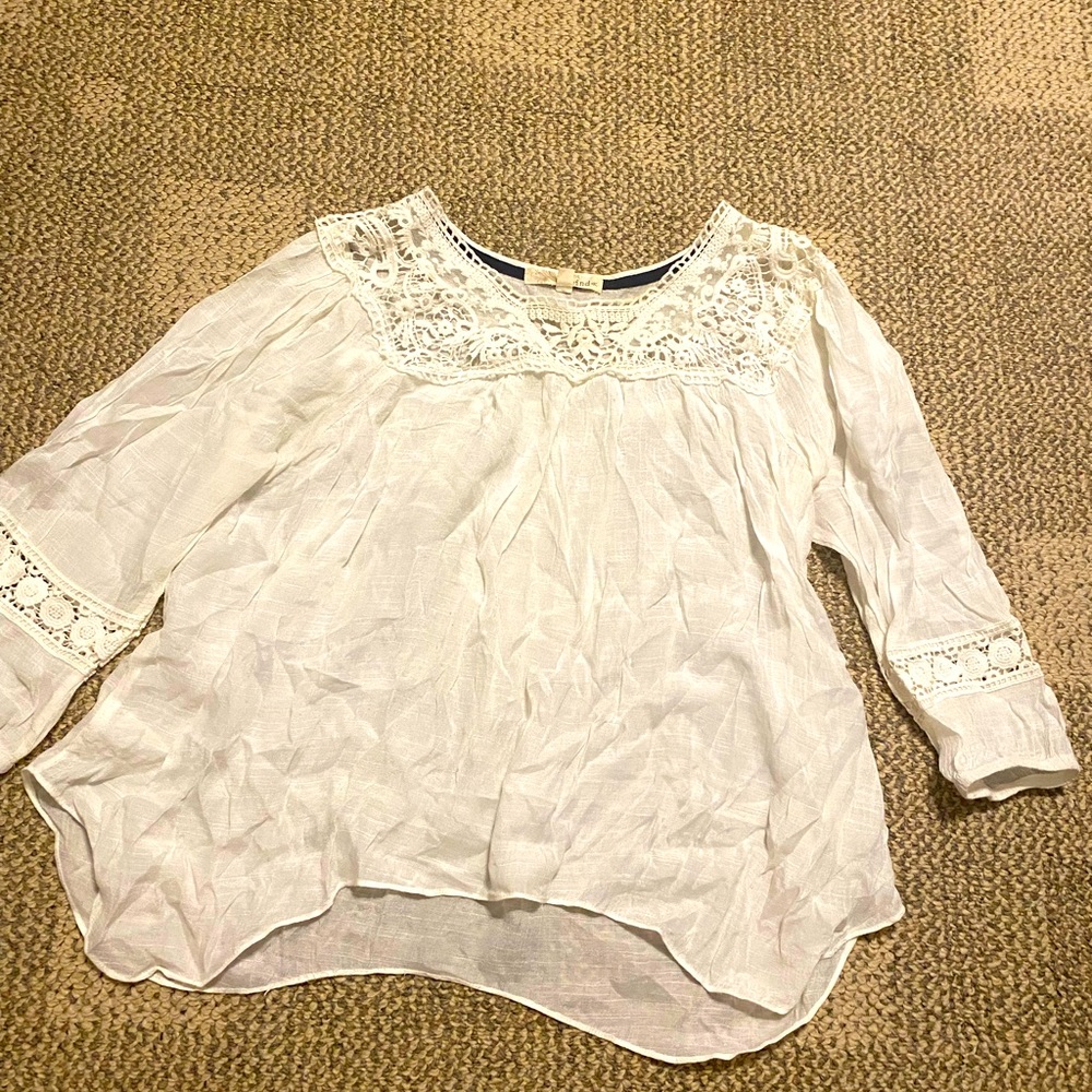 Womens Flowy Long Sleeve Blouse